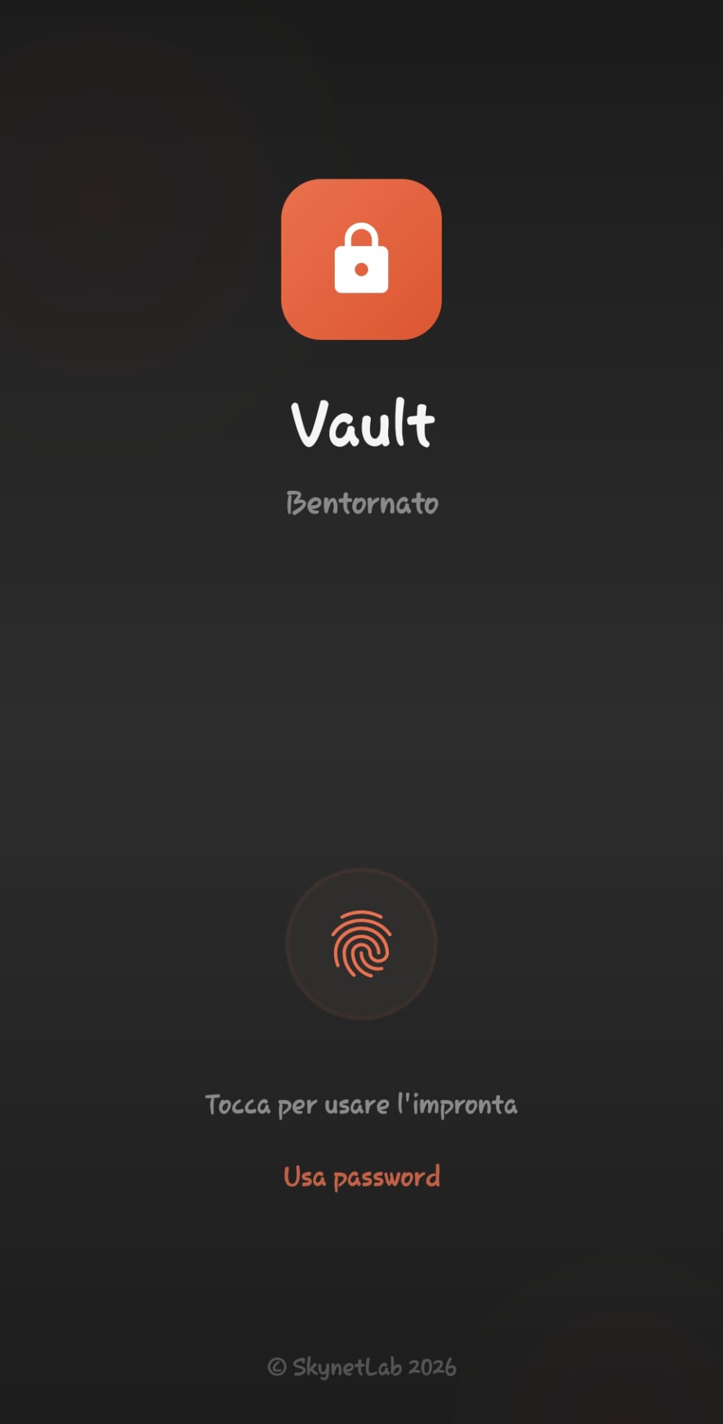 Vault App Screenshot